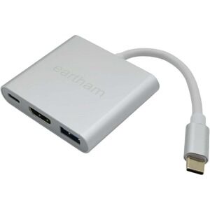 Eartham USB C Hub 3 in 1 Adapter HDMI PD 100W USB 3.0 Silver‎